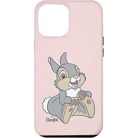 Amazon Com Iphone 12 Pro Max Disney Bambi Thumper Simple Portrait Logo Case Cell Phones Accessories