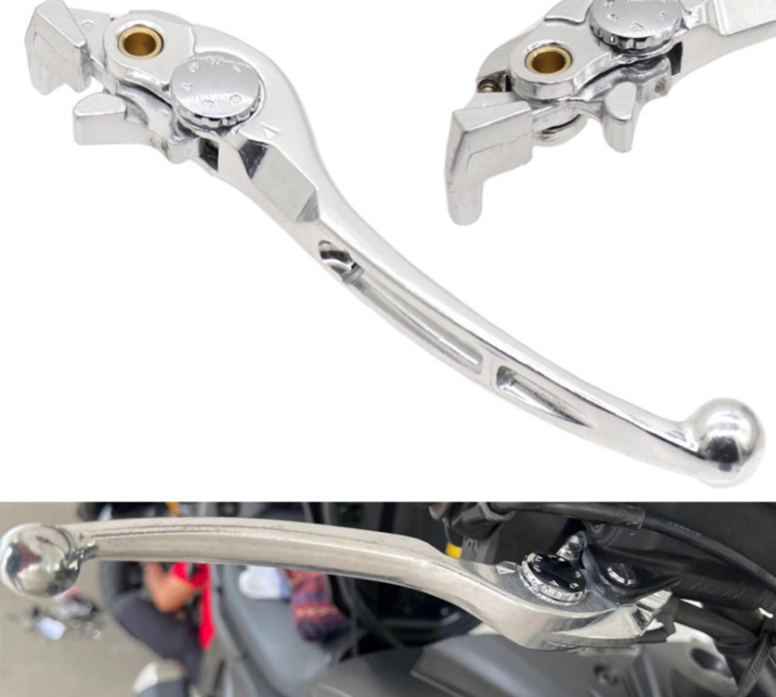Leva freno anteriore adatta for HONDA CBR500R CB500X CB500F NC700 NC750 X/S NC700D Integra CTX700 CB1300S VFR800 CBR650R.Leva del freno