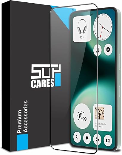 SupCares Tempered Glass for CMF Phone 2 Pro and Nothing Phone 3A Lite (6.77 Inch) With Installation Kit | Military-Grade G...