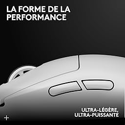 Logitech G PRO X SUPERLIGHT 2 - wireless gaming mouse, Pro-Grade 60g with 5 pulsanti programmabili, Versione Est Europa, 44.0