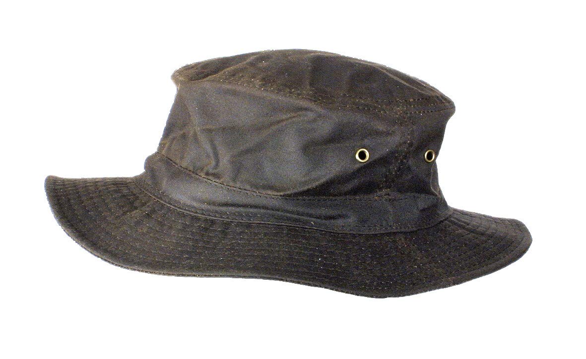 Relags Hut 'Tourist', Oilskin - braun, L/XL