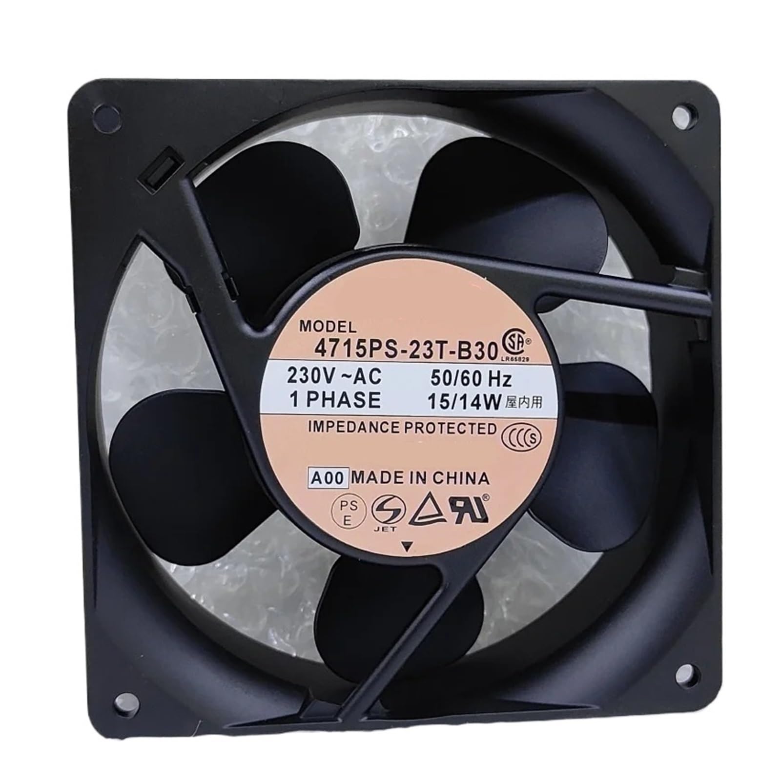 UITGVDQAT 4715PS-23T-B30 Cooling Fan 230VAC 120x120x38mm
