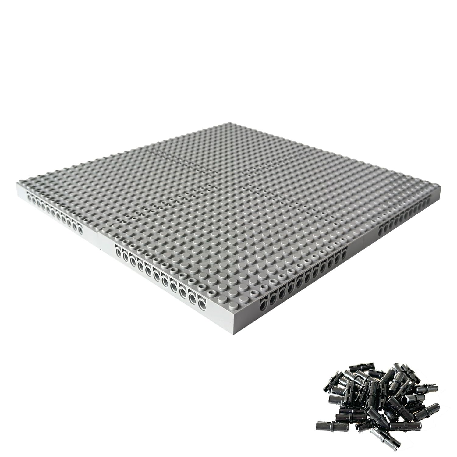 Amazon.com: Hensgaukt Classic Gray Baseplate 4pcs 16x16 Building