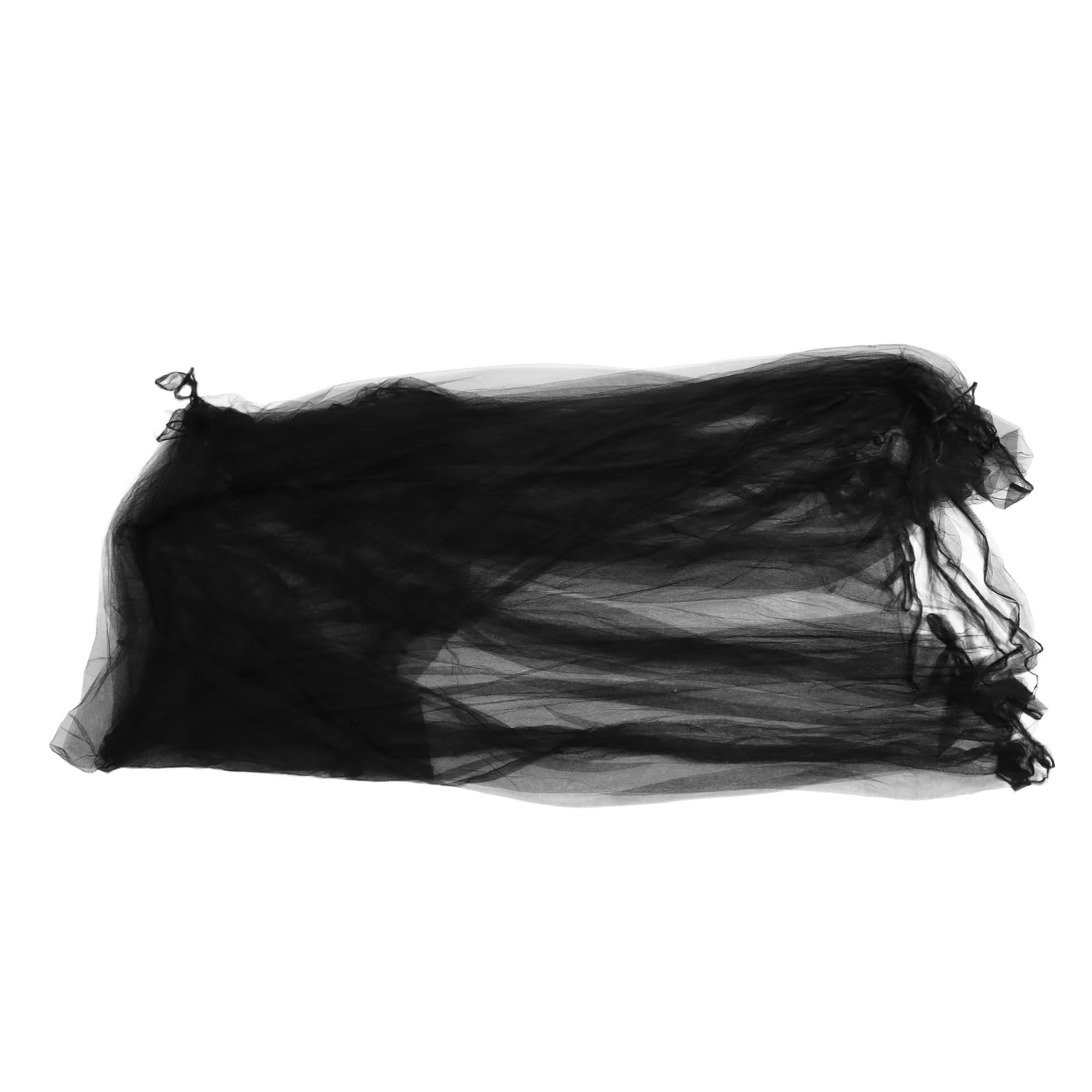 Moustiquaire lit carré noir à 4 portes en polyester lavable pour la chambre