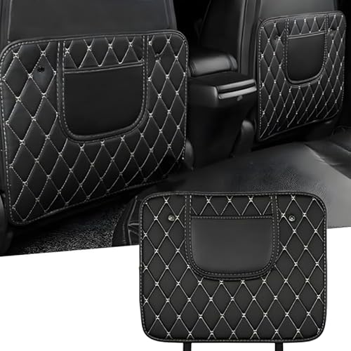 HMYOUXUAN 2 Protectores de Respaldo de Coche y Organizador para BMW X2 F39 2024, Protector de Respaldo para Coche Kick Mats Protección