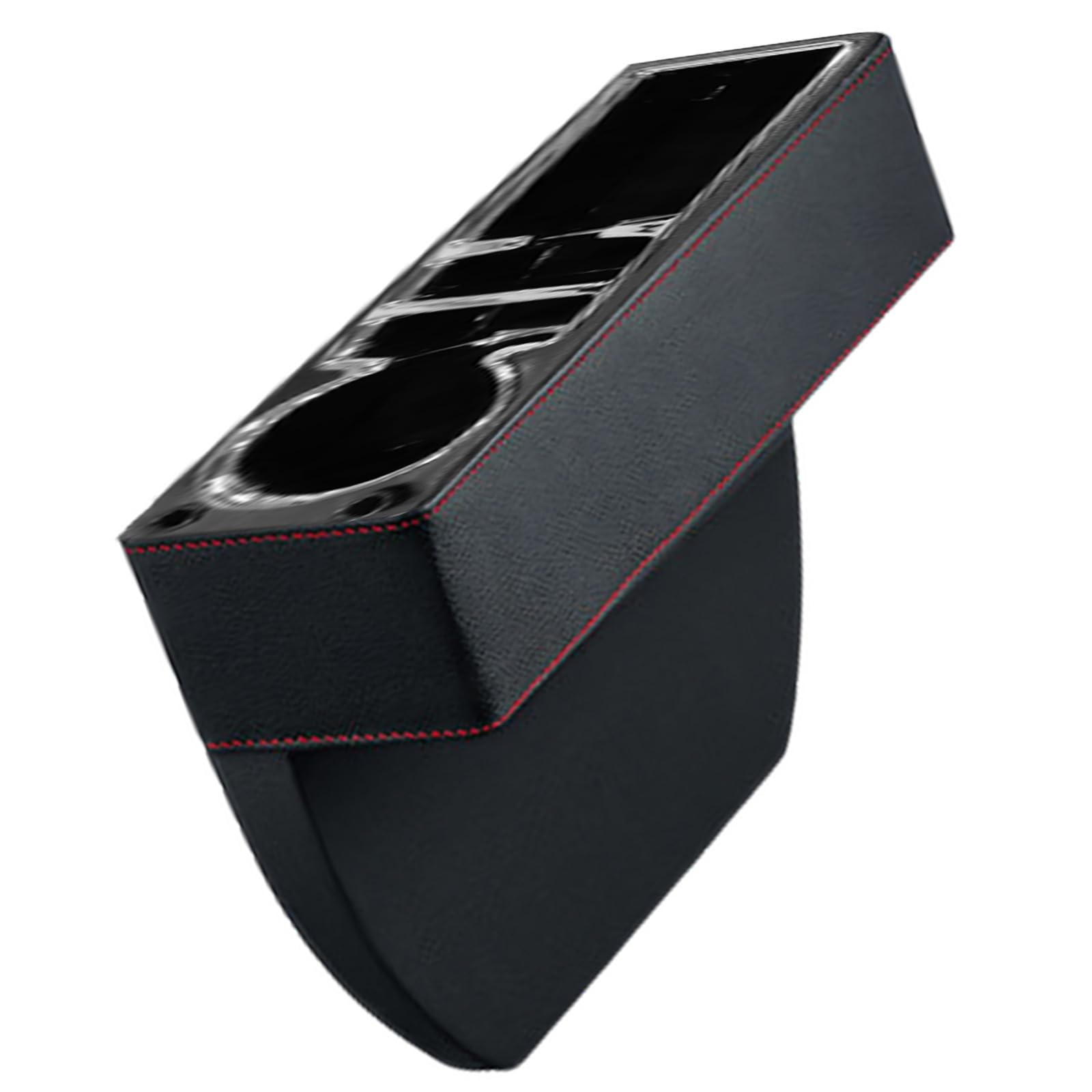HENYGEN Strong Leather Storage Insert for Driver Side Holds Beverages Mobile Devices and Small Objects Car Planner