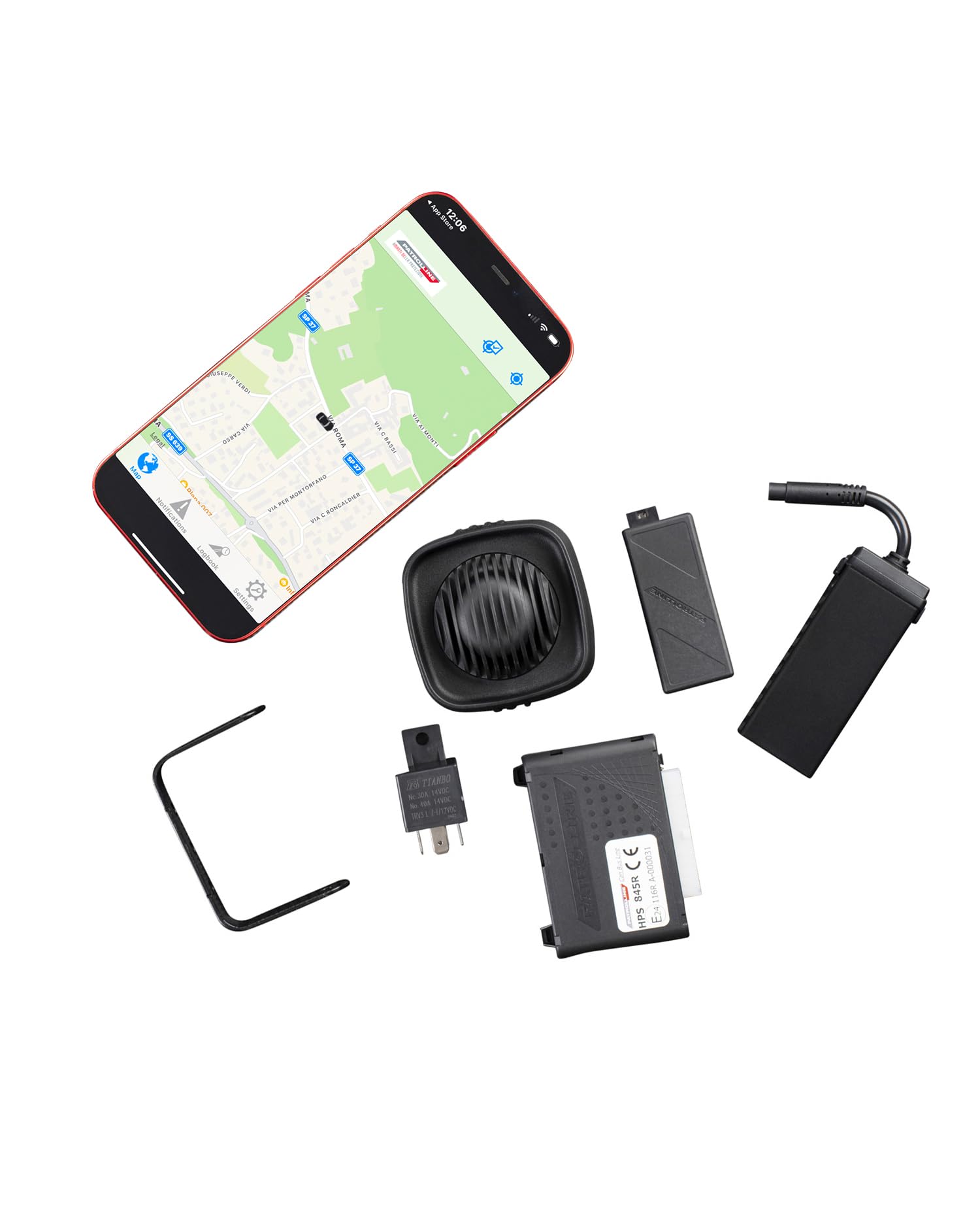 MAX PRO | Antifurto per AUTO | Allarme sonoro e localizzatore GPS per auto con SIM inclusa (24 mesi gratis)