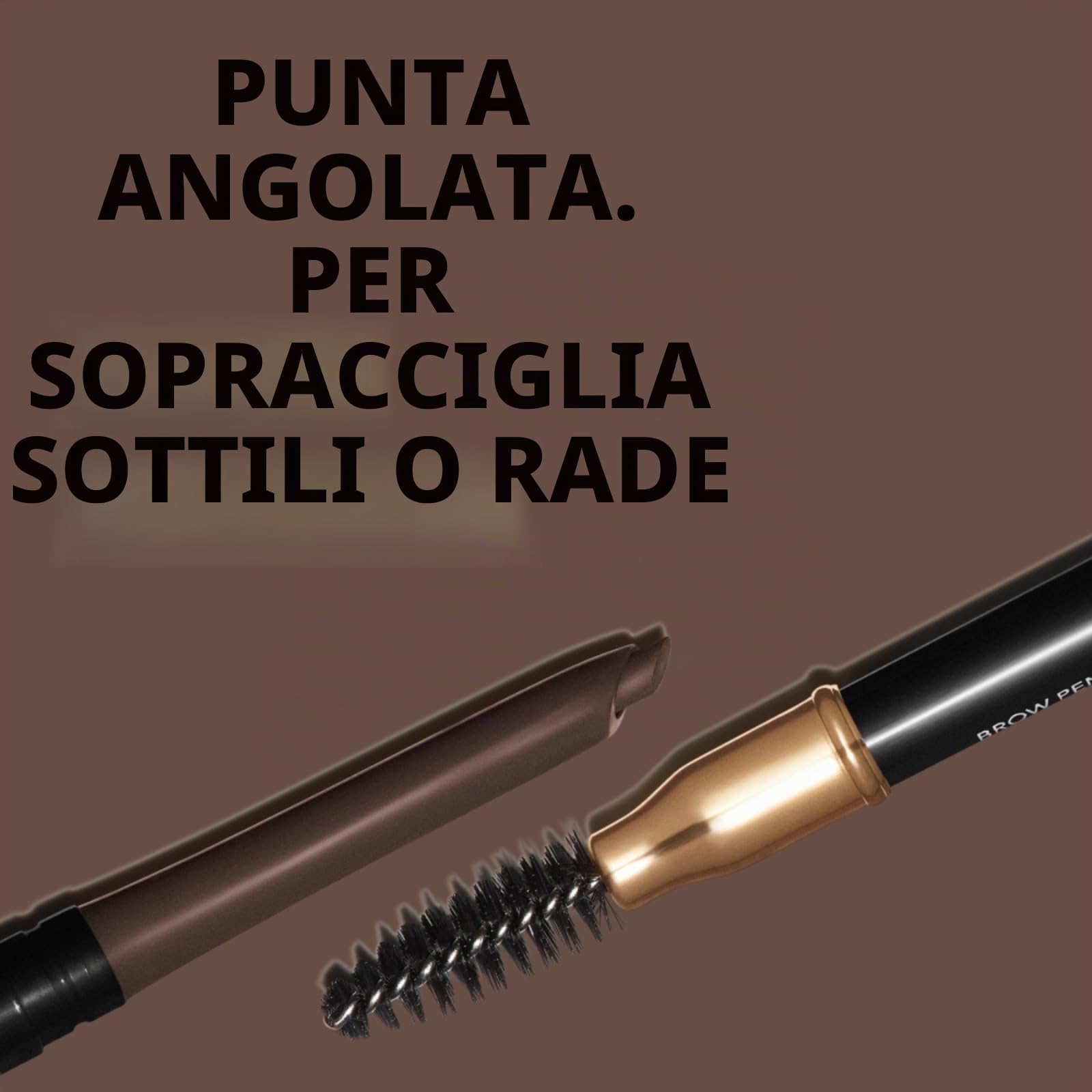 Revlon Colorstay Brow Pencil Matita Sopracciglia Lunga Durata, 220 Dark Brown
