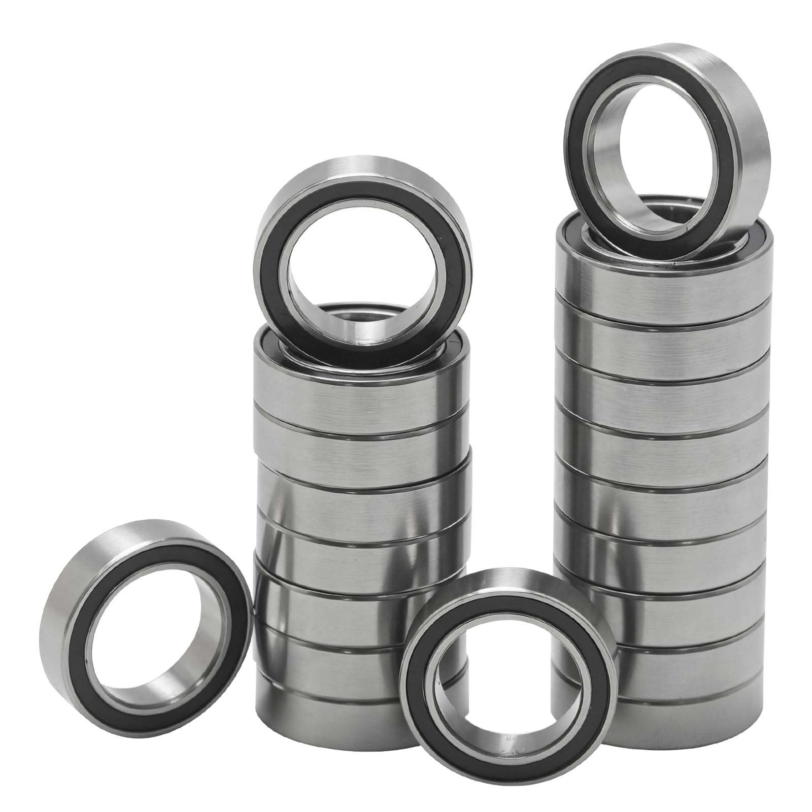 20 Stück 6700-2RS Miniatur Kugellager, 10 x 15 x 4 mm doppelt abgedichtet, ideal für Elektromotoren und Haushaltsgeräte