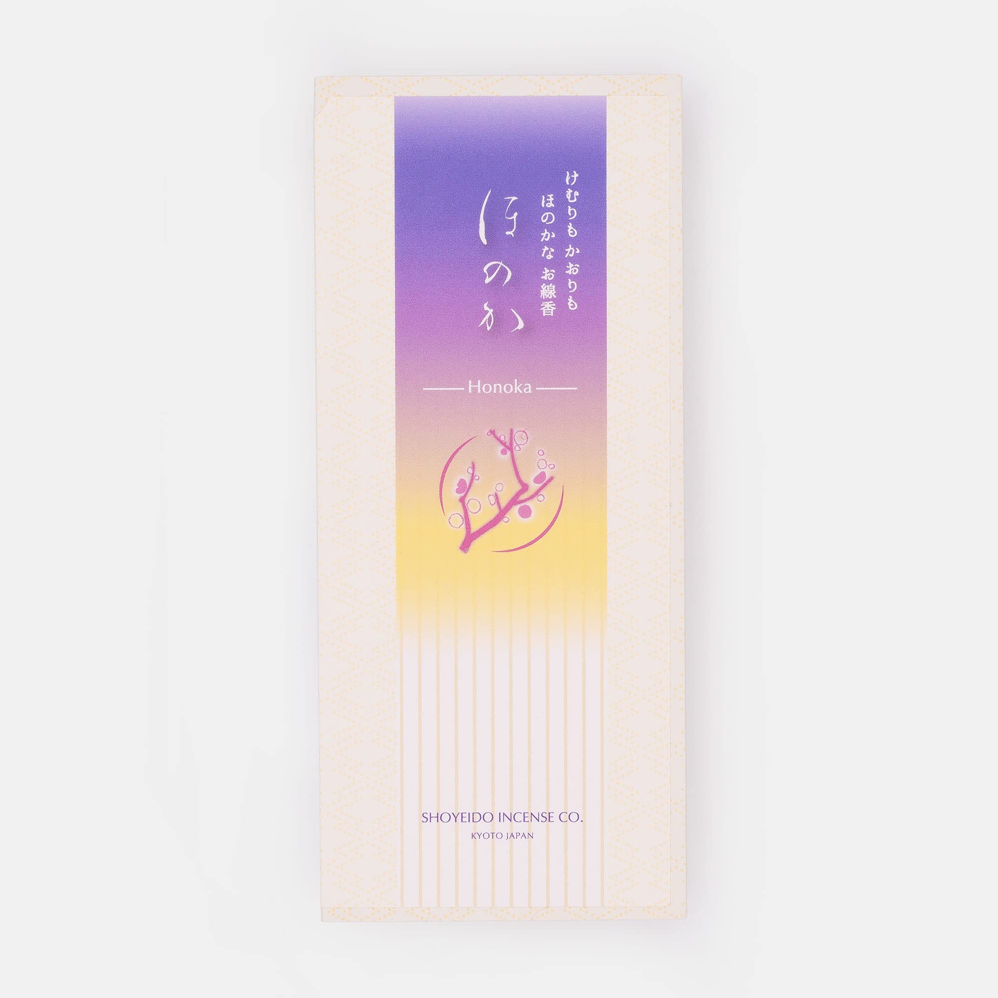 Zen Minded Shoyeido Honoka Silhouette Japanese Incense 100% Natural Sandalwood & Frankincense - 165 Sticks In Recycled-Paper Box