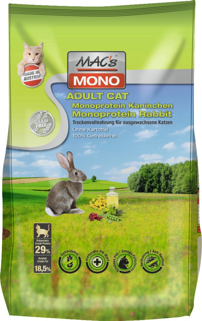 MACs Cat Adult Monoprotein Kaninchen 300g
