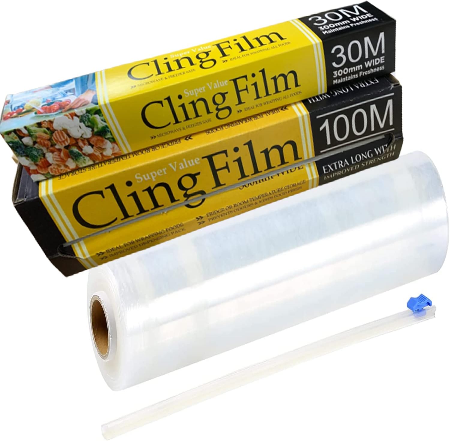 Aspect Cling Film Plastic Wrap for Food Plastic Wrap Dispenser with Cutter Made from Natural