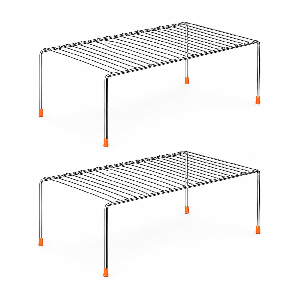 Stainless Steel Under Cabinet Kitchen Dish Rack Expandable Storage Floating Shelves For Kitchen Multipurpose Organizer Extend Up To 580 Mm With Anti-Rust Nano Coating(Pack Of 2)(Nhsp)-image-41