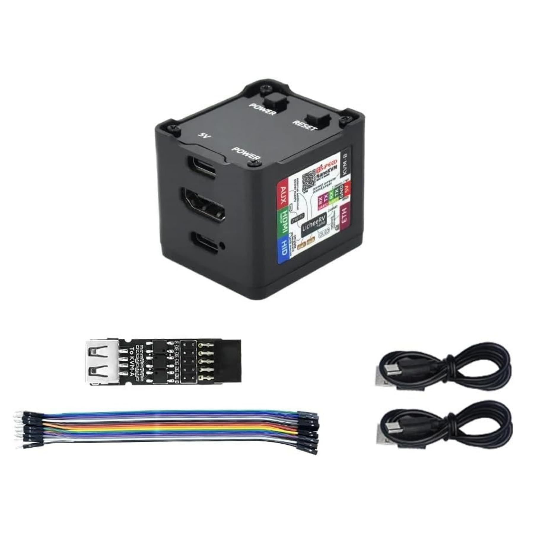 ●NanoKVM PiKVM フルセット 超小型RISC-V　ブラック Amazon.co.jp: WayPonDEV Sipeed NanoKVM PiKVM フルセット 超小型RISC