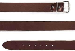 Cintura da lavoro in Cuoio Marrone ad Alto Spessore, 115 cm. Altezza 4cm