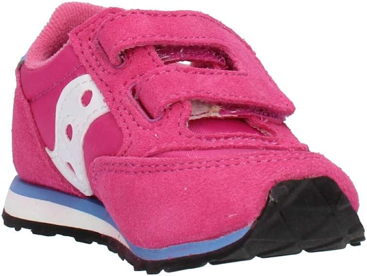 Saucony Baby Girls' Baby Jazz Hook Loop Seasonal Infant (0-12 Months) 9.5 Wide Infant Magenta
