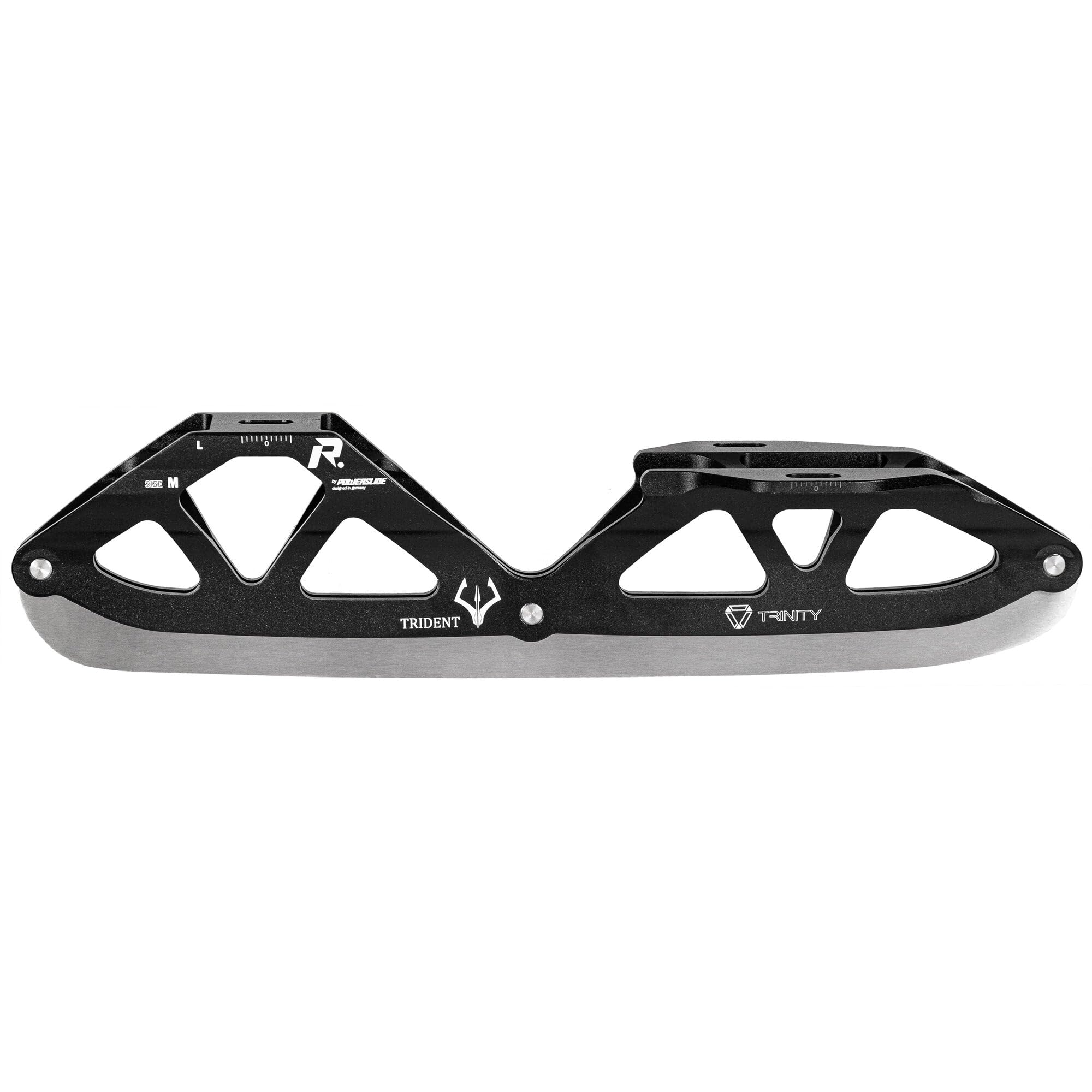 Powerslide Trident Ice Blade – hochwertige Trinity-Eiskufen aus Aluminium für optimale Kontrolle, Stabilität & Performance – präzise Ice Blades zum Umrüsten von Inline-Skates auf Eislaufen