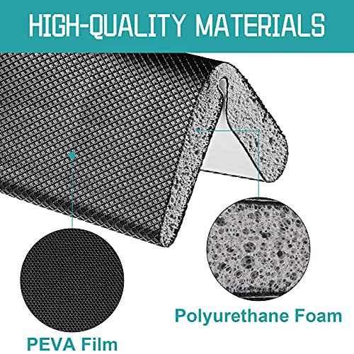 30 Pieces Door Corner Seals Exterior Door Weatherstrip Corner Seal Door Frame Wedge Seal Self-Stick Foam Draft Stopper For Weather Stripping Isolation Of Dust Moisture #TOP3