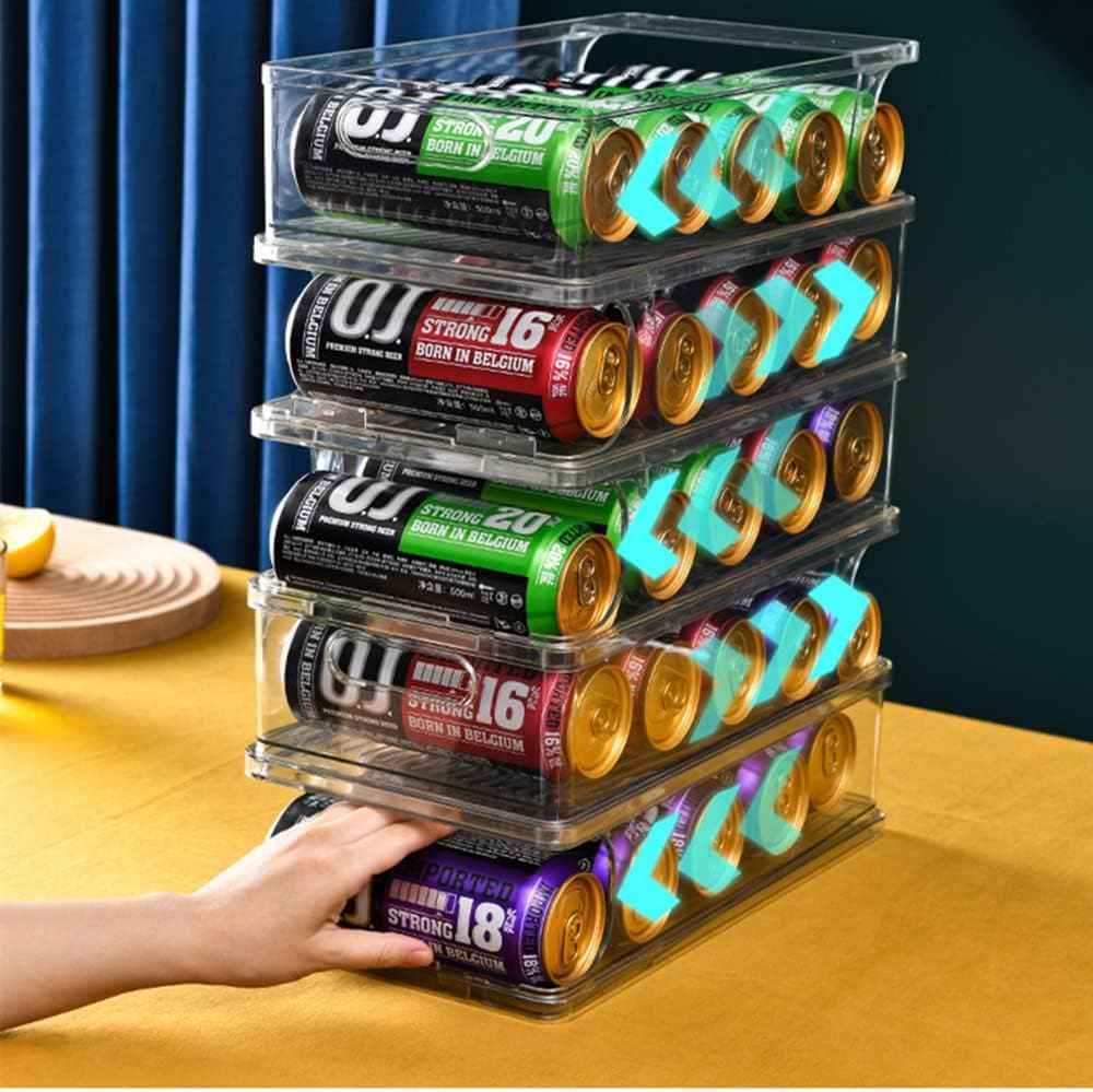Amazon｜缶収納ラック 缶ストッカー 冷蔵庫 缶ビール ホルダー