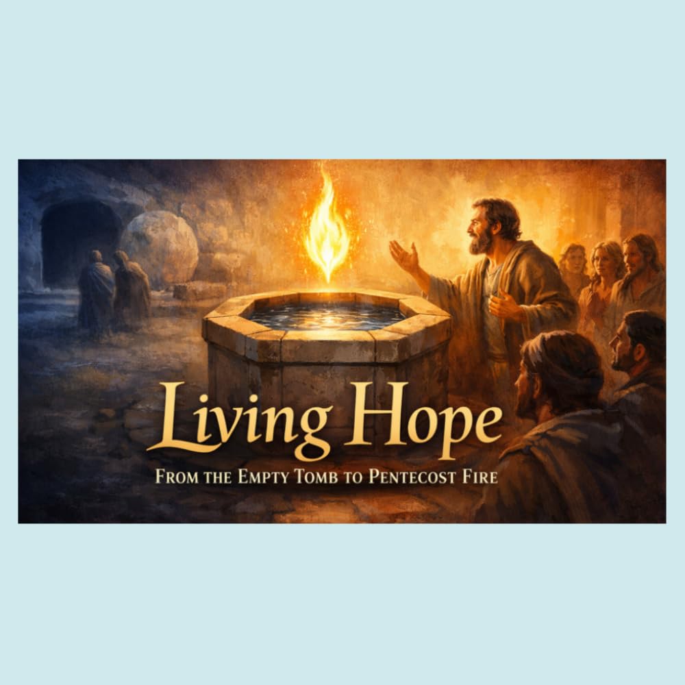 Living Hope: 50 Daily Devotions: From the Empty Tomb to Pentecost Fire