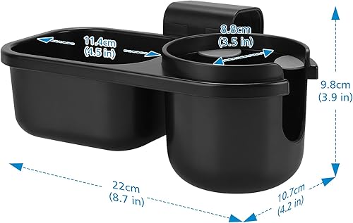 Miniatura 9 de Accmor Portavasos para niños para asientos de automóvil convertibles, soporte universal para vasos para niños, compatible con la mayoría de modelos