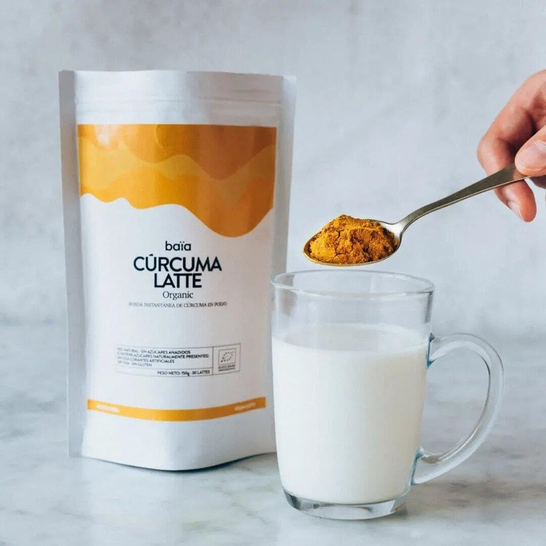ORGANIC CÚRCUMA LATTE bebida instantánea #cúrcuma 150 gr