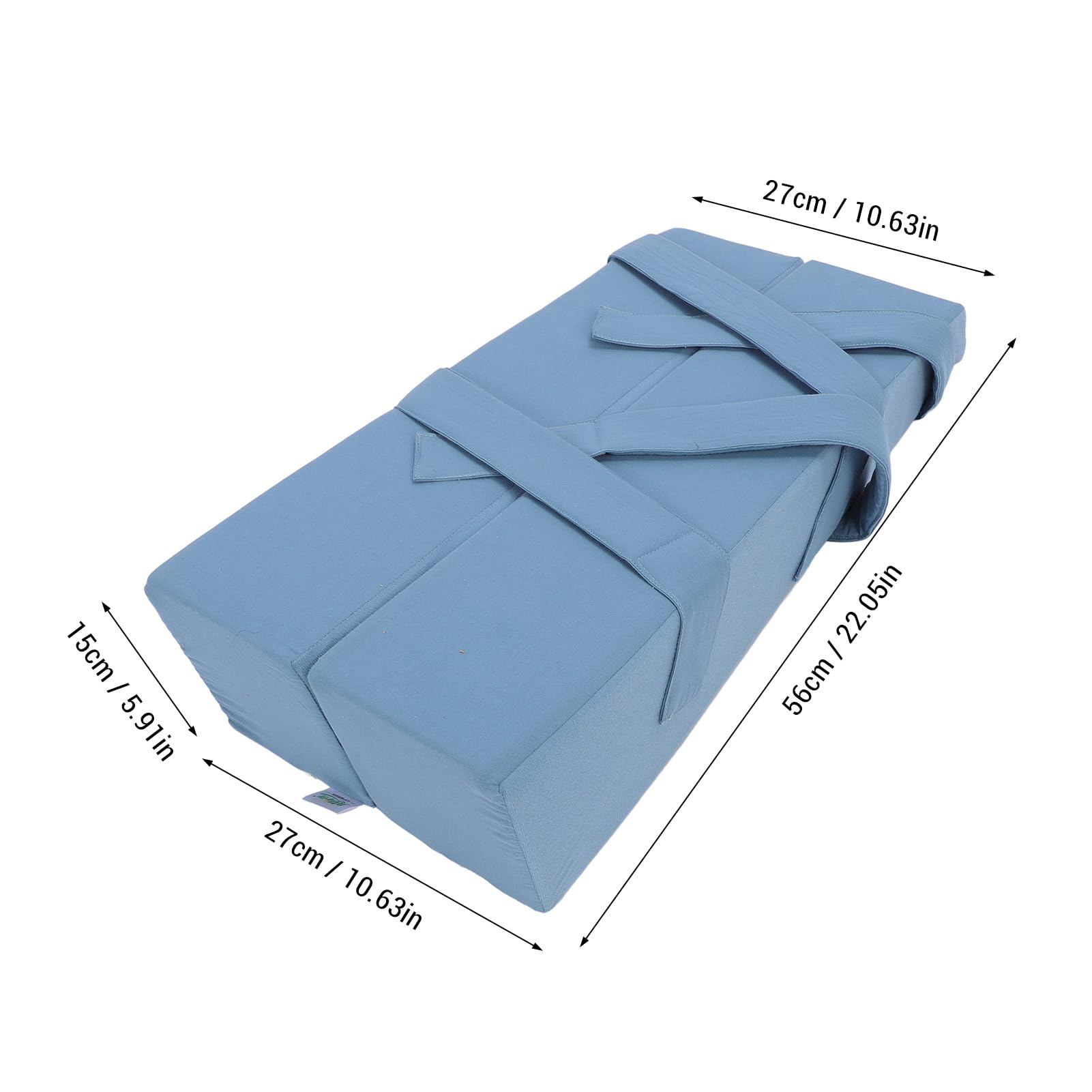Almohada separadora de piernas con Correas, Almohada Plegable de Apoyo para Las piernas, cojín Separador de Rodillas con cuña para Hombres y Mujeres, recuperación
