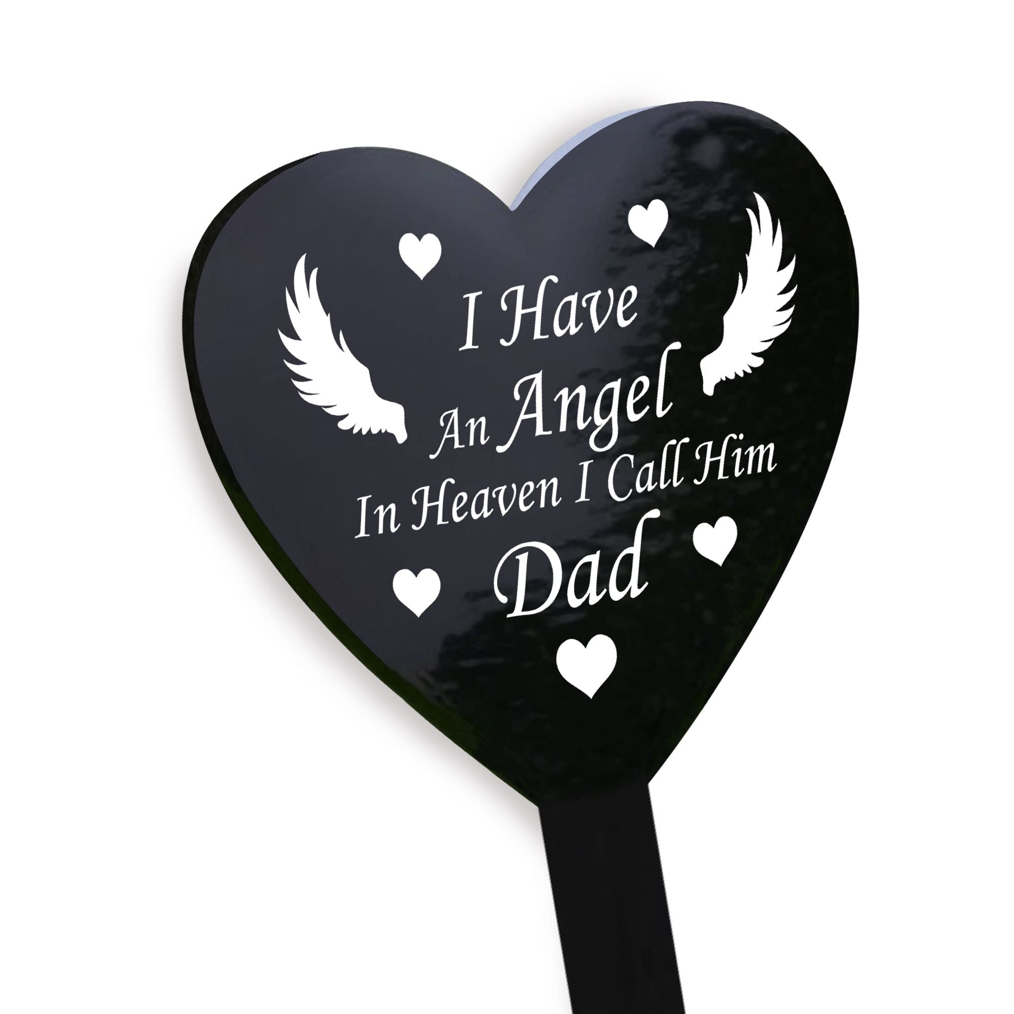 RED OCEAN Dad Fathers Day Birthday Memorial Plaque Grave Stake Remembrance Sign Dad Memorial Plaque