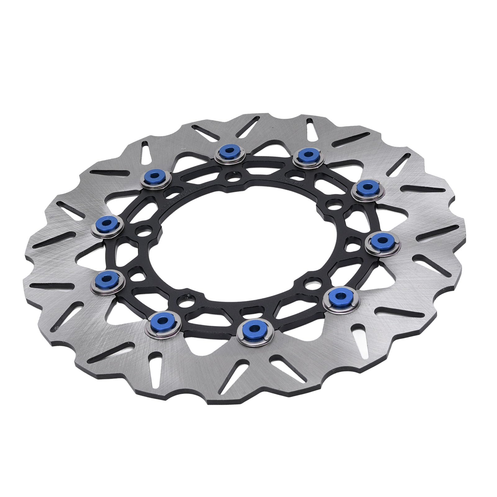 267 mm zestaw wirników do tarczy hamulcowej motocyklowej, zestaw adapterów zacisku hamulcowego ze stali nierdzewnej z skokiem ze stopu aluminium CNC, lekki do NMAX125 NMAX155 AEROX155 NVX155 2013 do
