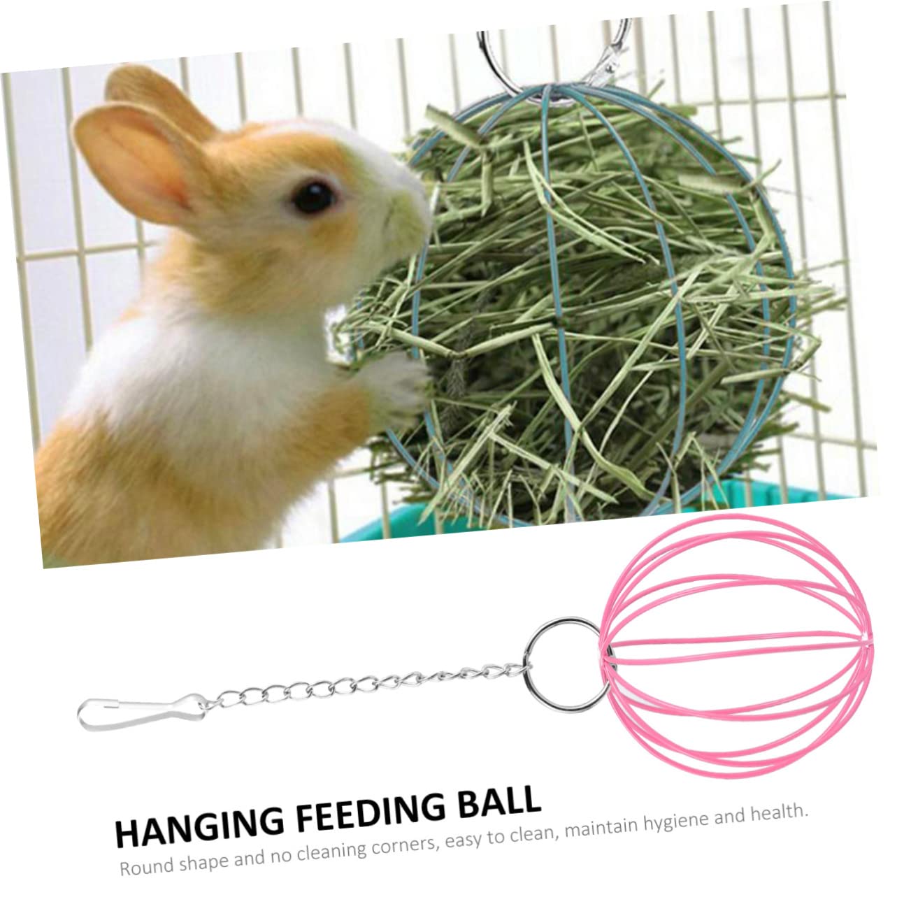 Yardwe 8stücke Hängende Futterbälle Für Hamster Spielzeug Und Futterspender Für Kleine Haustiere Wie Kaninchen Und Zwerghamster Farbe Zufällig