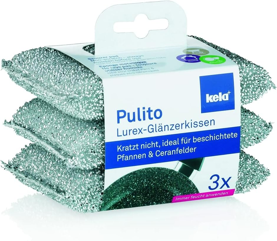 3er-Set Scheuerschwämme Für Die Küche | Kratzfeste Mikrofaser-Schwämme, Doppelseitig & Wiederverwendbar