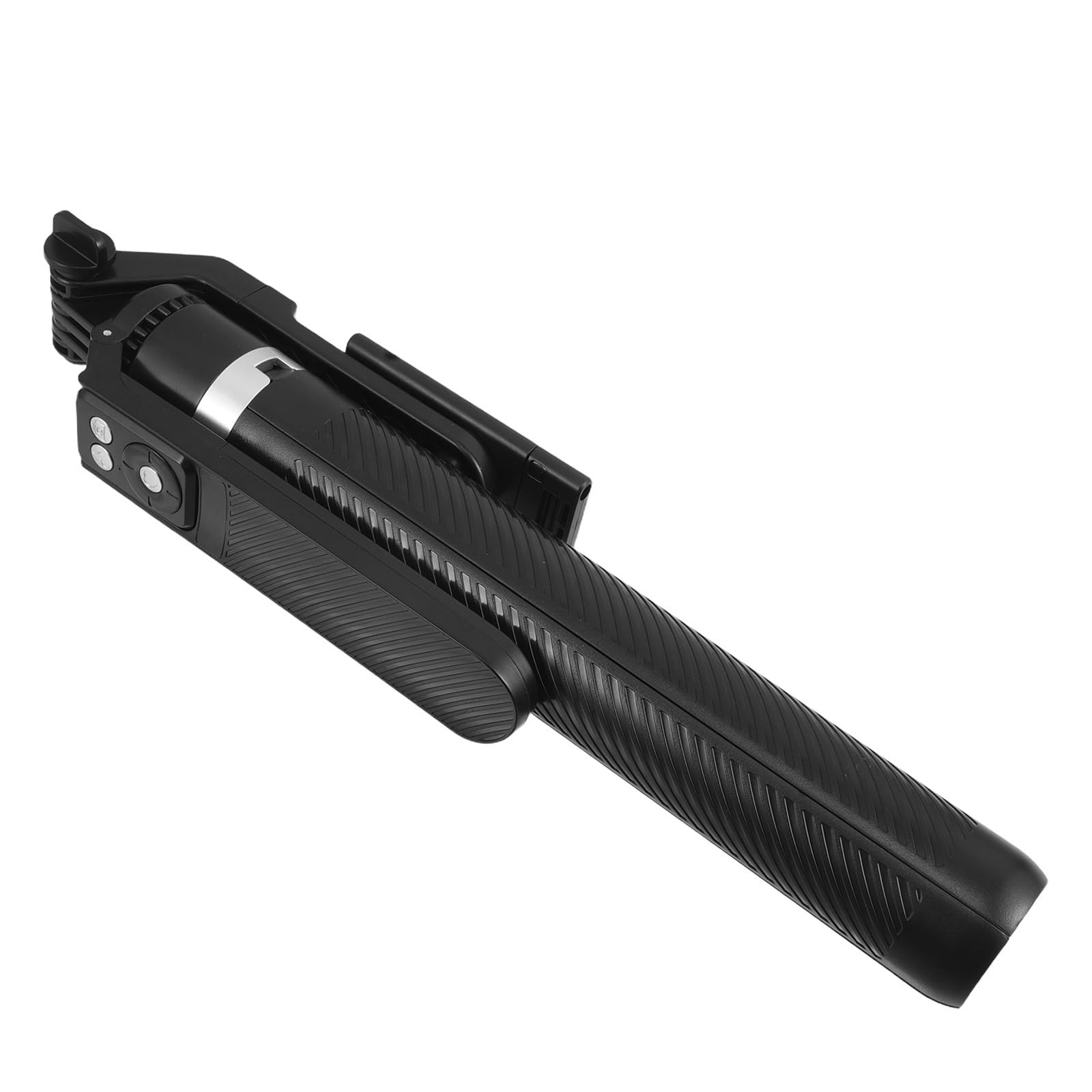 Bastone Selfie Invisibile Selfie Stick Treppiede Nero in Lega di Alluminio