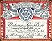 Desperate Enterprises Budweiser Historic Label Tin Sign, 16" W x 12.5" H