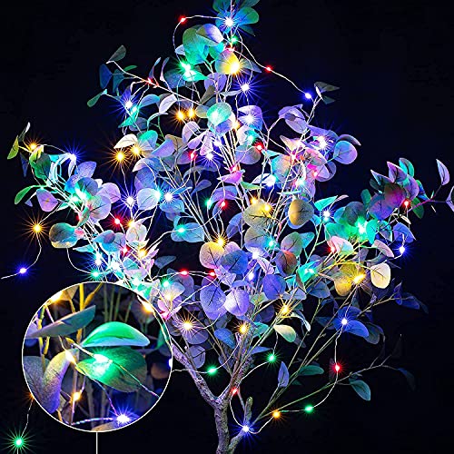 Image of Desidiya Copper Fairy String Multicolor Lights with USB Cable Indoor /Outdoor Decoration for Diwali, Christmas, Wedding, Party, Home, Patio Lawn (10 Meters-RGB).