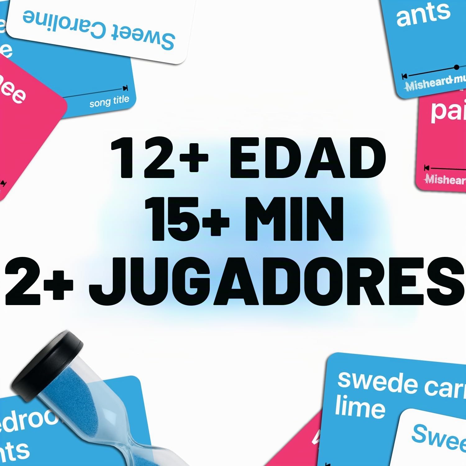 Lucky Egg The Original Misheard Music - Adivina la canción o artista con 500 cartas líricas sin sentido - divertidos juegos musicales para adultos y adolescentes - divertidos juegos de cartas