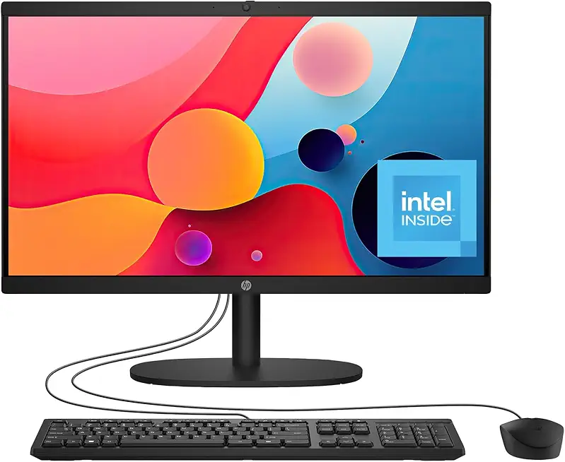 HP 22 inch All-in-One Desktop PC, FHD Display...