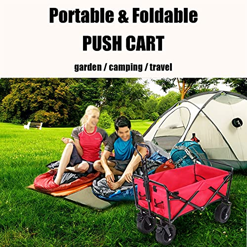 Garden Trolley Opvouwbare Rolwagen, Metalen Frame Ondersteuning, Buiten Opbergwagen Voor Tuin/Picknick/Barbecue (Color… - Image 3