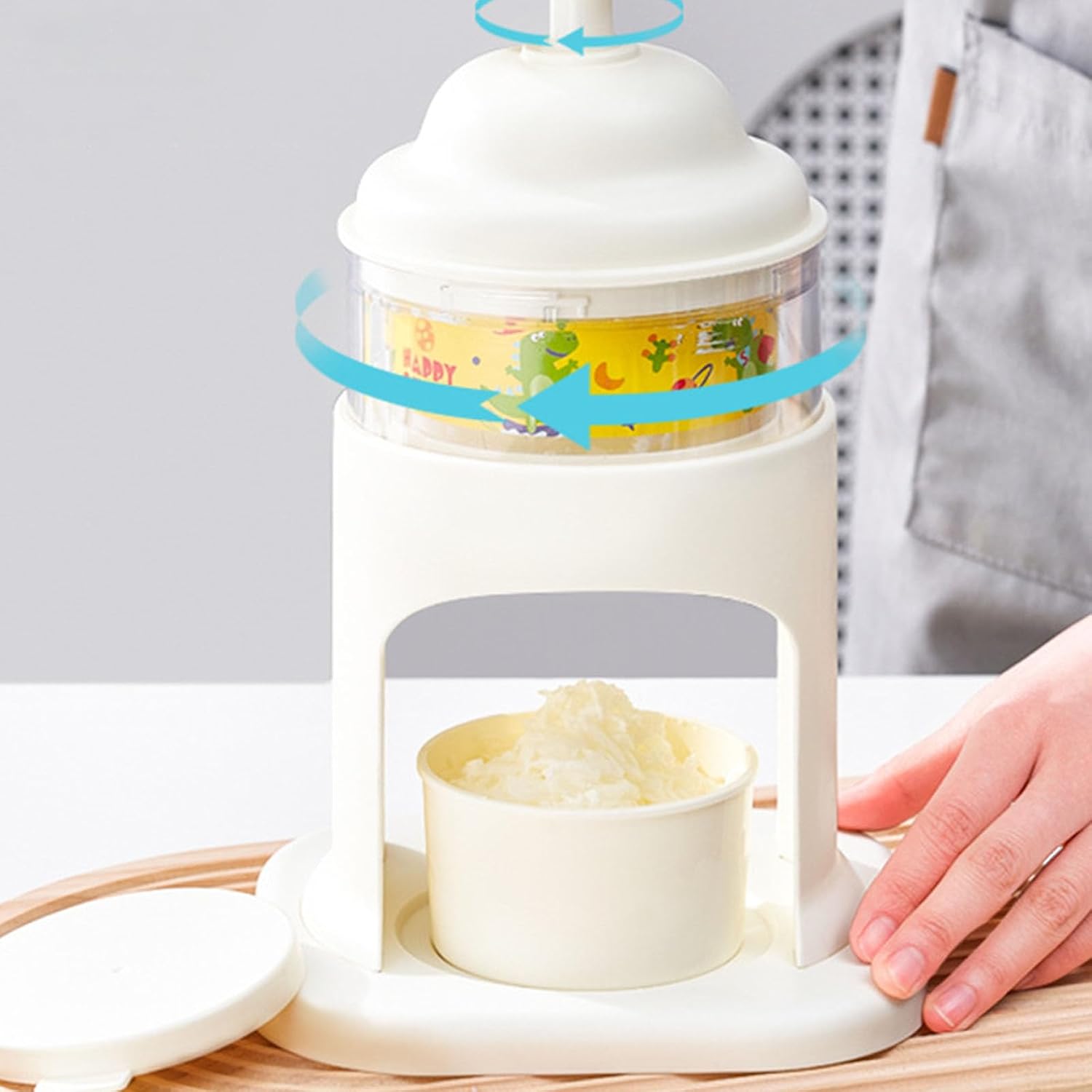 Manual Ices Crusher Machine Portable Shavers Hand Operated Shaved Machine Portable Household Maker Enduring Household Small Crusher