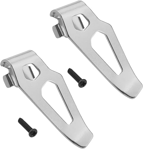 eMagTech 2 ganchos de clip para cinturón compatibles con Milwaukee M12 12V Impact Driver Hammer Drill Herramientas eléctricas piezas de repuesto con