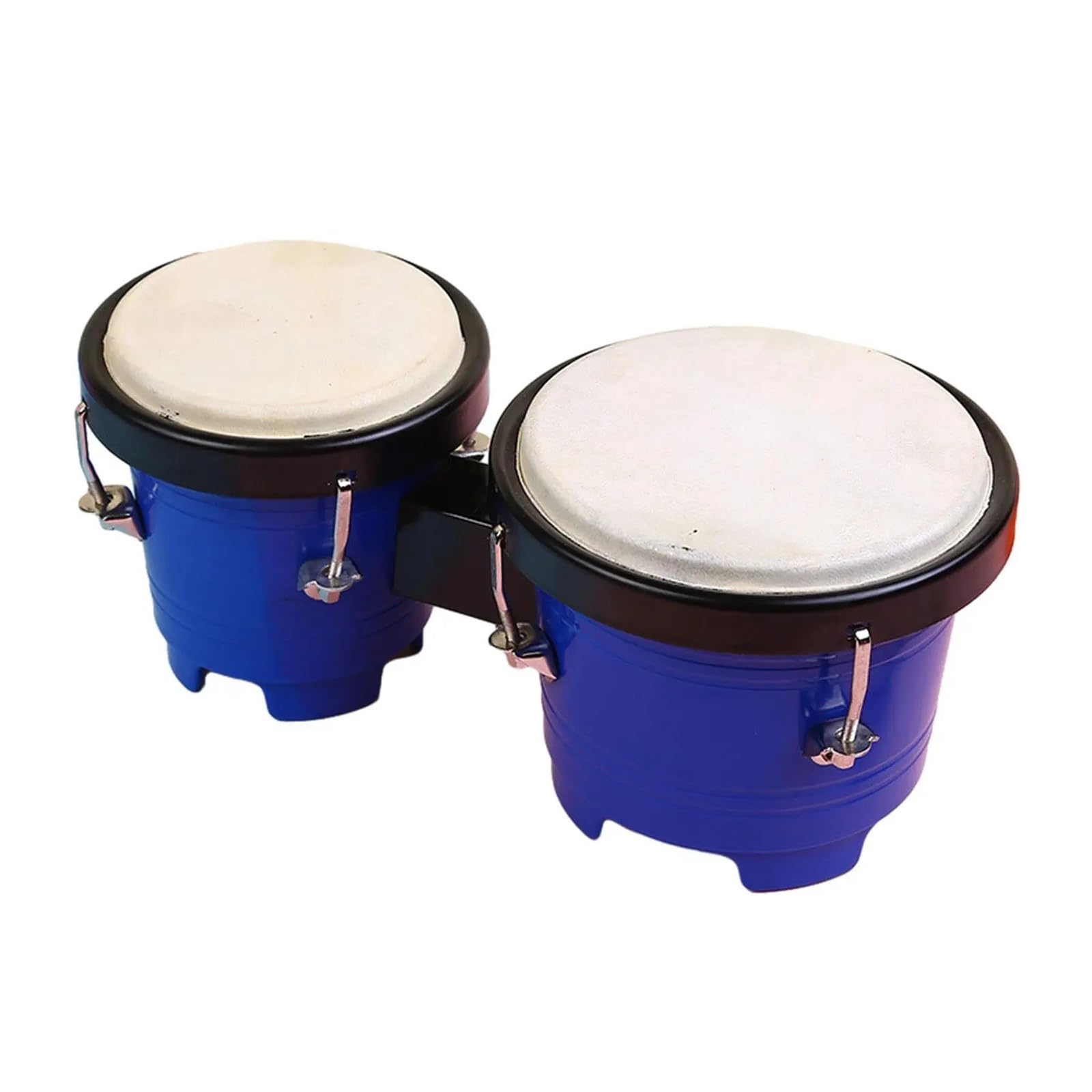 Bongos Professionelles Percussion-Bongos-Trommelset, Stimmhandtrommel, pädagogische Musikinstrumente for Anfänger, Jungen und Mädchen(Dark Blue)