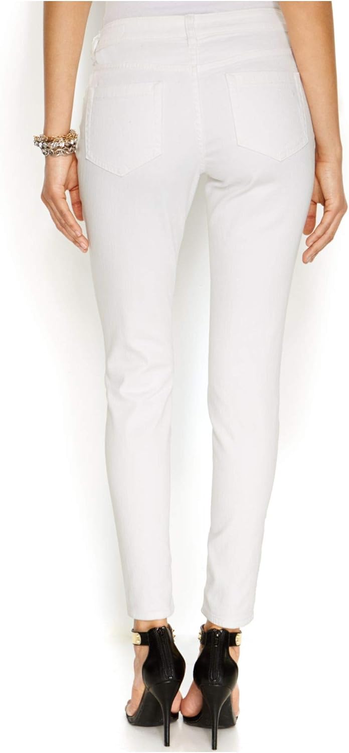 Two by Vince Camuto Women's White 5 Pocket Skinny Jean