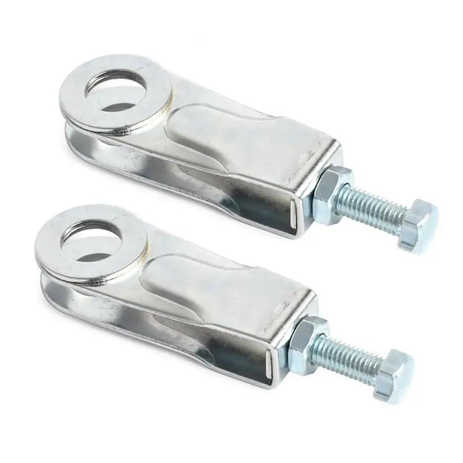 Tendeurs de chaîne Yamaha YBR125 de précision en aluminium usiné pour bras oscillant