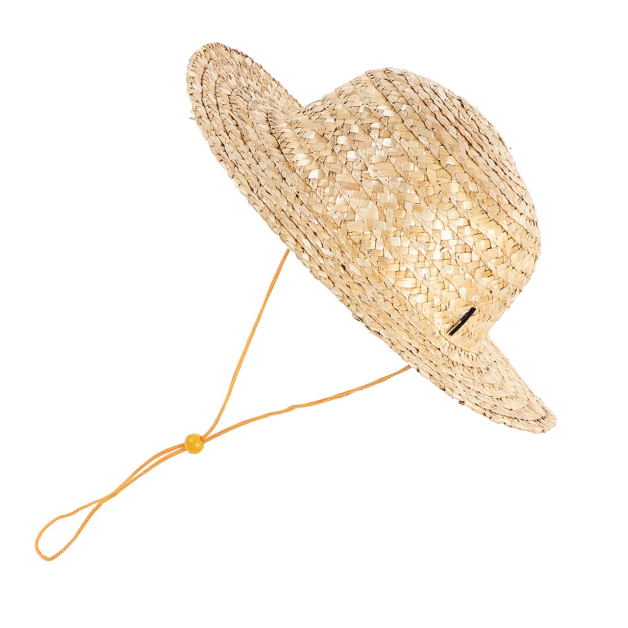 Holibanna Chapeau De Paille Tissé pour Garçon Fille Protection Solaire Large Bord Ajustable pour Plage Et Activités Extérieures Chapeau pour Garçons Et Filles