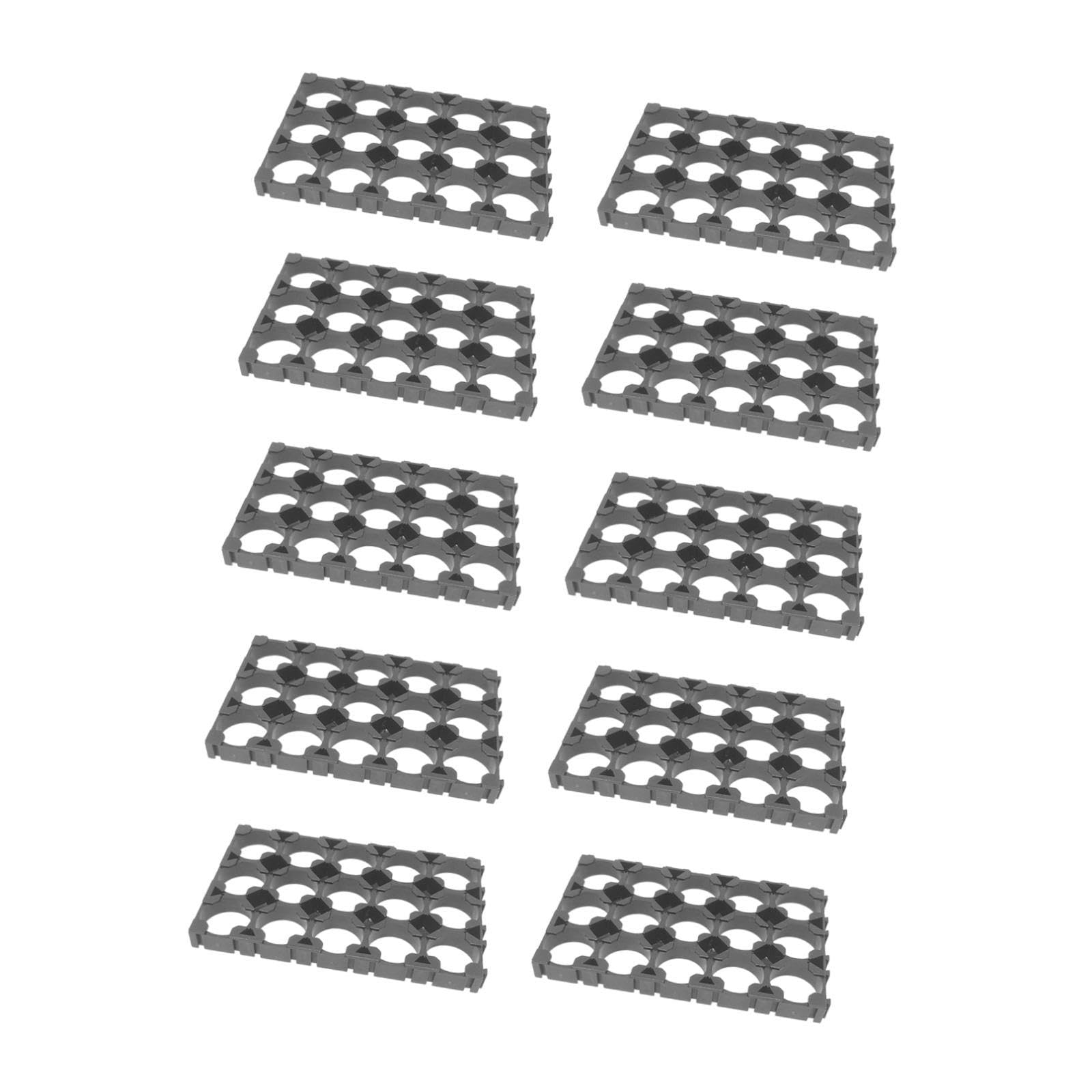 10x 18650 Battery Holders Professional Battery Brackets for DIY Battery Pack 3x5rechargeable Batteries Multipurpose Batteries Power Consumer-image-0