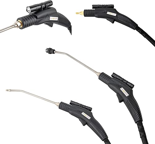 Miniatura 9 de Limpiador de vapor de mano multifuncional, limpiadores de vapor de coche de 1800 W para uso doméstico, máquina de limpieza móvil de alta presión,