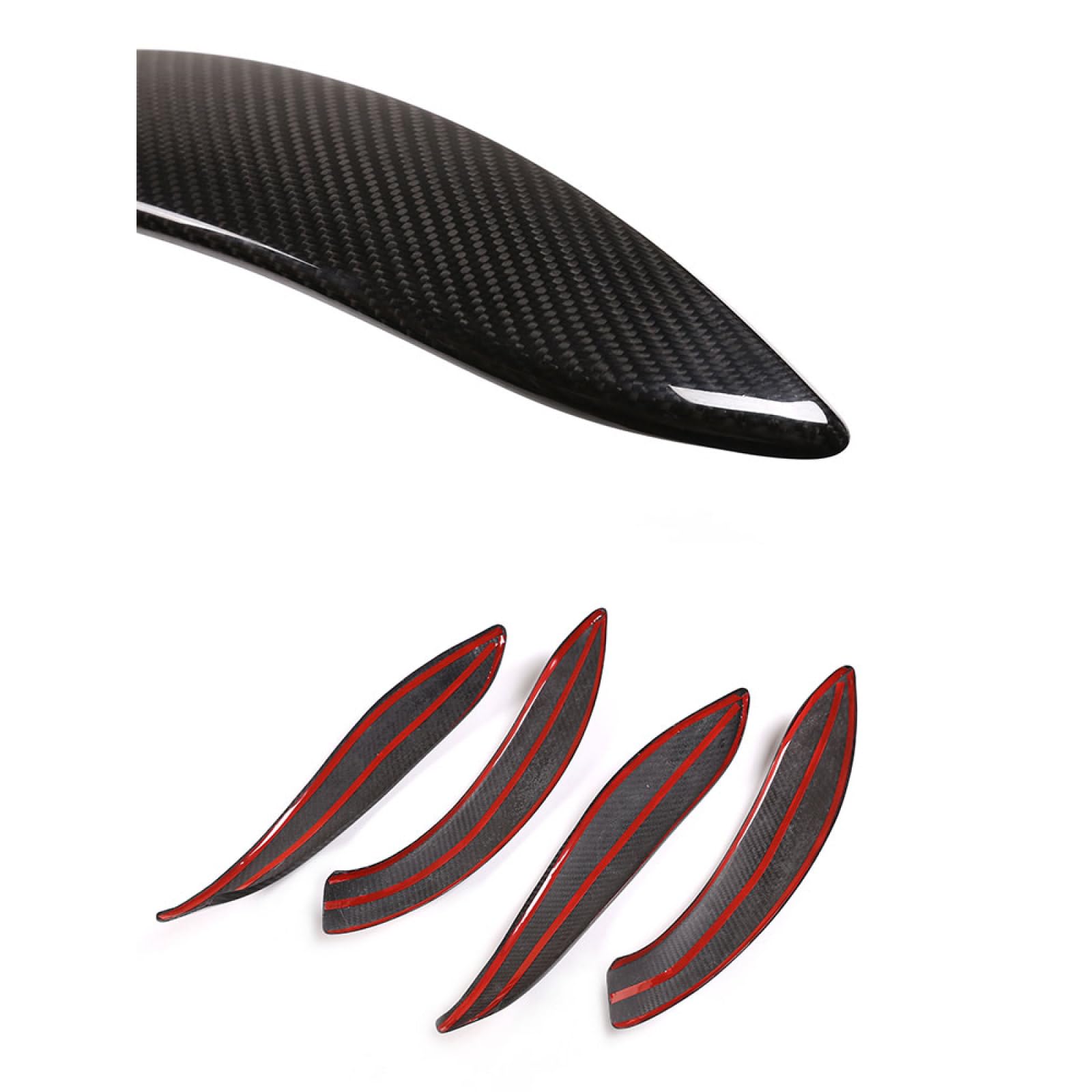 Auto-Innenverkleidungszubehör – Kohlefaser – Innentür-Armlehnengriff-Rahmenabdeckung, für BMW 3 4 Series F30 F34 F36 F32 F33 2013-2019
