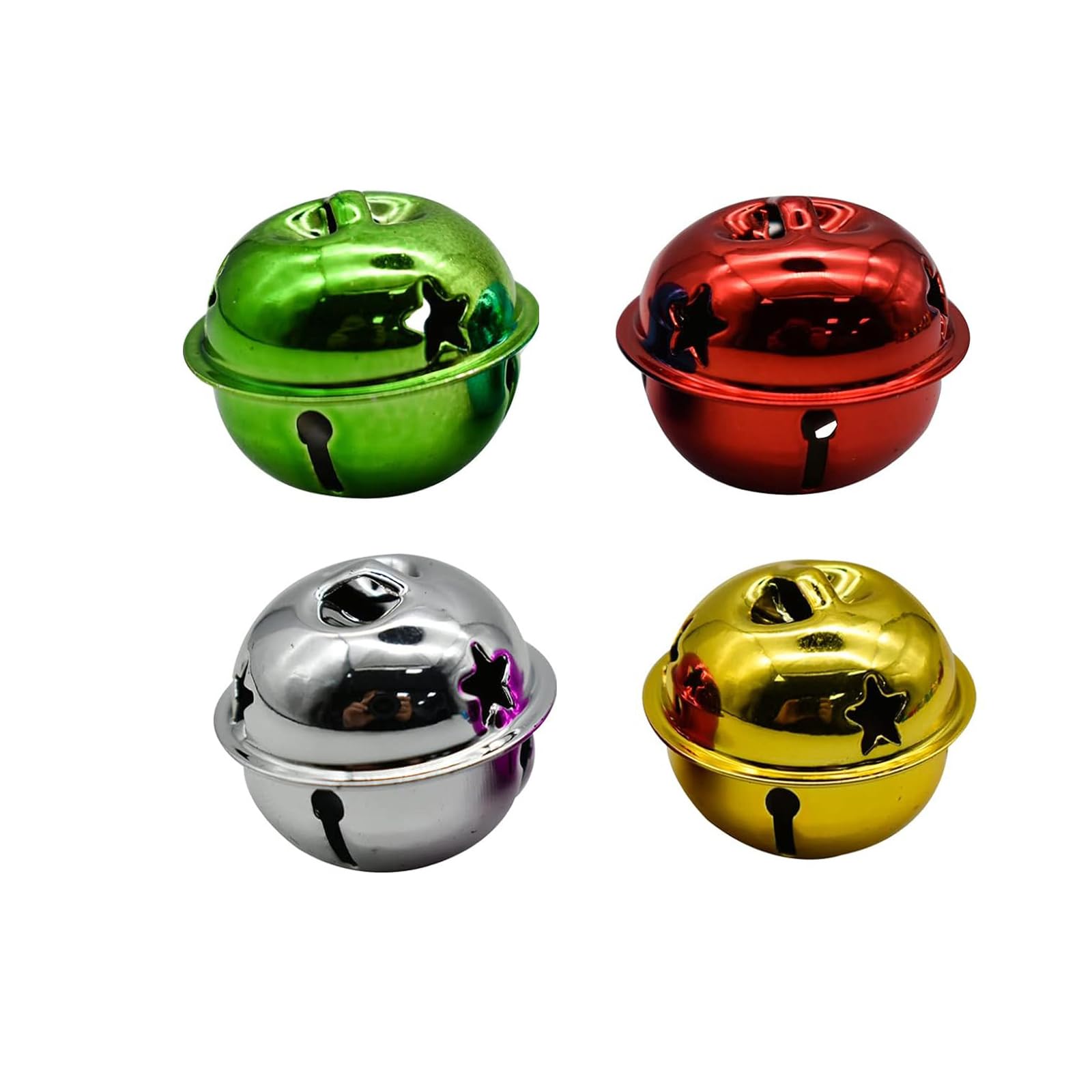 Amazon.co.jp: Pinenjoy 鈴 すず ベル クリスマス鈴 カラフル 手芸鈴