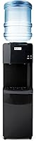 Igloo Top-Loading Water Cooler Dispenser: Hot & Cold for 3/5 Gallon Jugs, Child Safety Lock, Energy Saving, Black