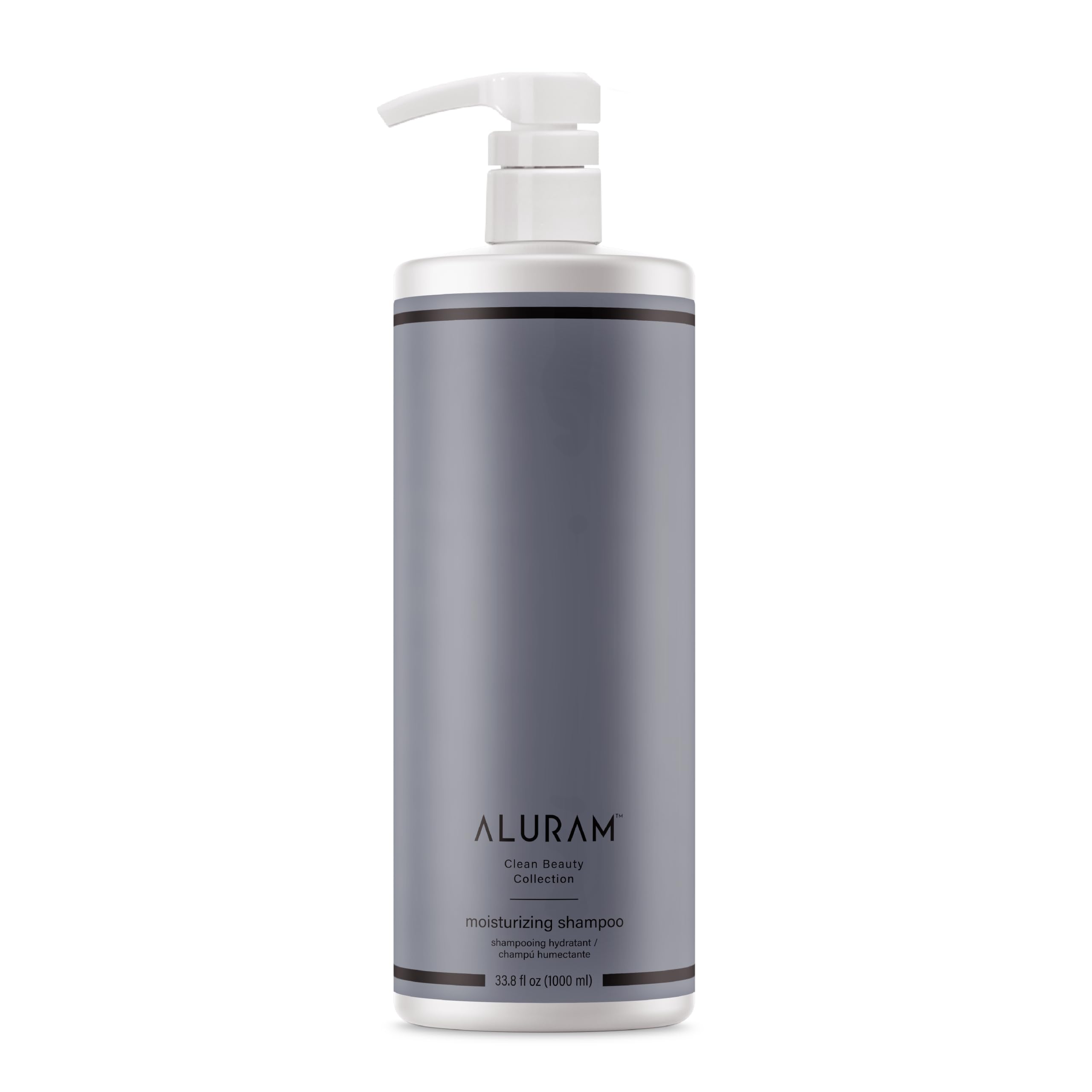 ALURAM Coconut Water Moisturizing Shampoo for Men and Women, Clean Hydration and Shine for Medium to Coarse Textured Hair, 33.8 Fl Oz
