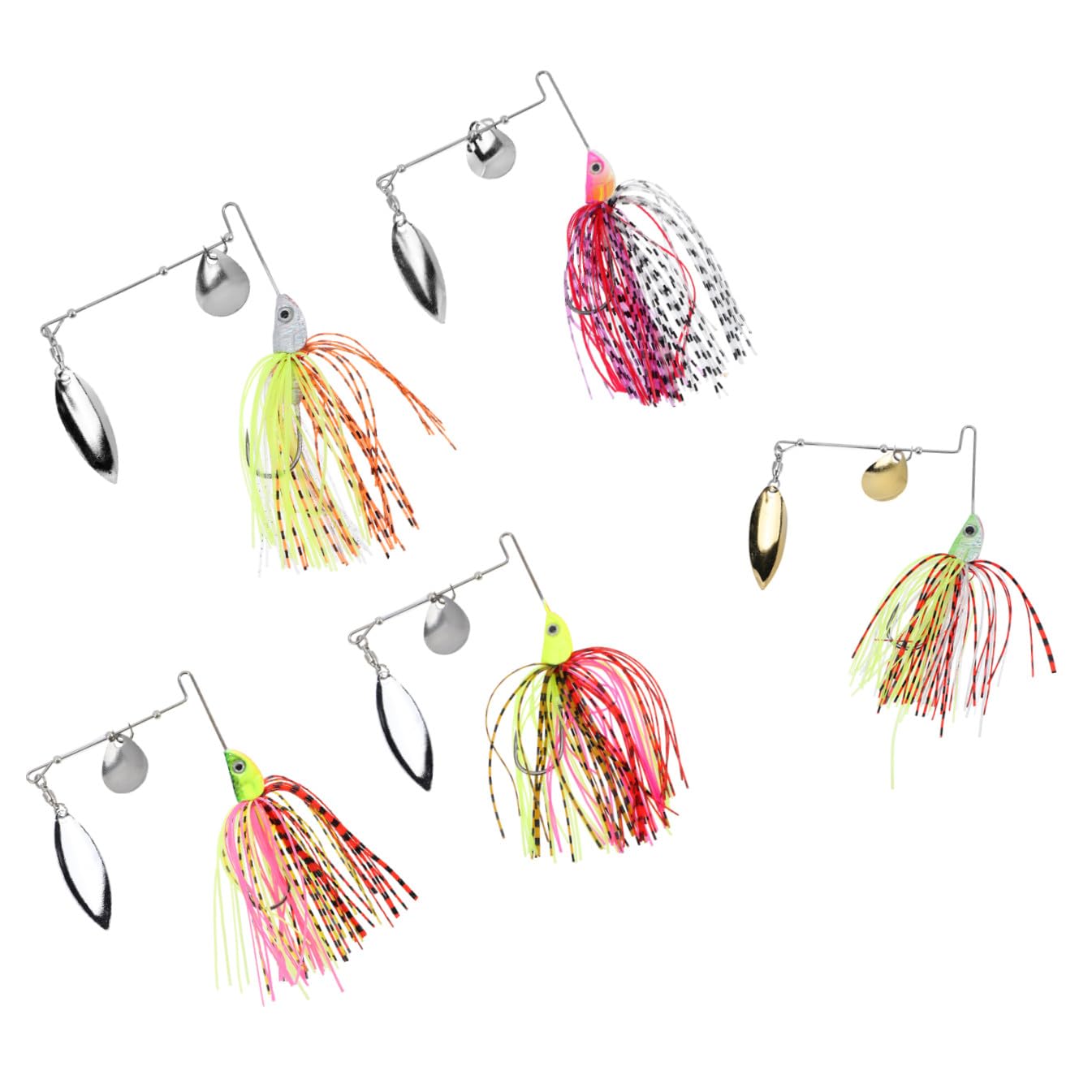 POPETPOP Lot De 3 Leurres De Pêche Mixtes Appâts Artificiels Matériel De Pêche 5 Pièces X 3